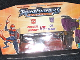 Transformers Crystal Widow vs. Oil Slick Universe thumbnail 2