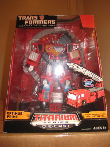 Transformers Optimus Prime (Robots In Disguise) Titanium