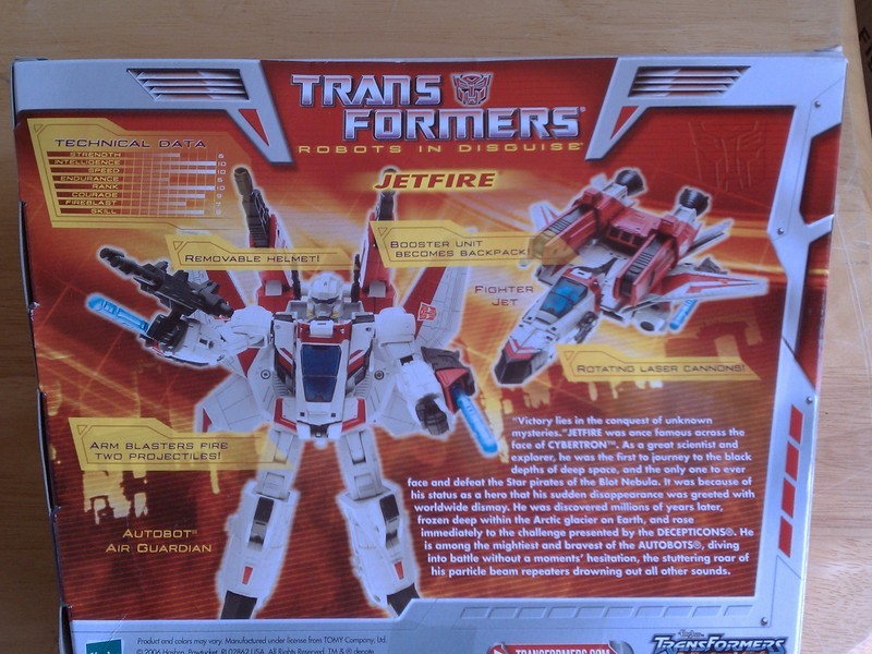Transformers Jetfire Classics Series