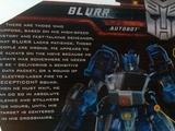 Transformers Blurr Classics Series