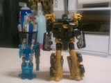 Transformers Huffer w/ Cali-Burst Power Core Combiners