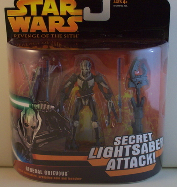 Star Wars General Grievous - Secret Lightsaber Attack Episode III - Revenge of the Sith