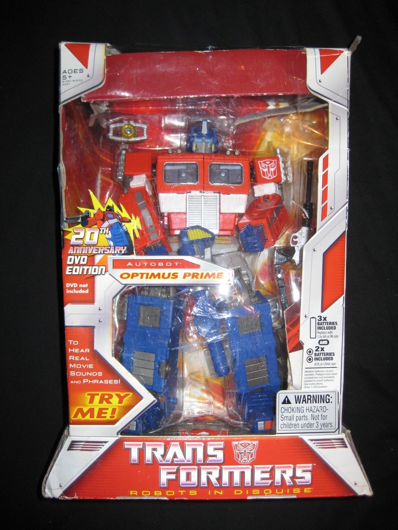 Transformers 20th Anniversary DVD Edition Optimus Prime Generation 1 (Takara)