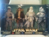 Star Wars Luke Skywalker - Han Solo - Snowtrooper - AT-AT Driver Action Collection
