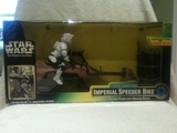 Star Wars Power Racing Speeder Bike with Scout Trooper Power of the Force (POTF2) (1995)