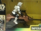 Star Wars Power Racing Speeder Bike with Scout Trooper Power of the Force (POTF2) (1995)
