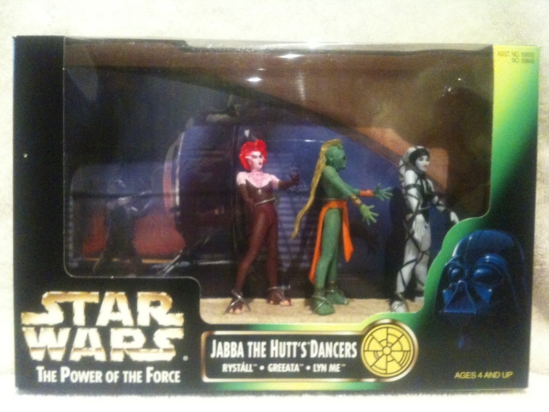 Star Wars Jabba the Hutt's Dancers Power of the Force (POTF2) (1995)