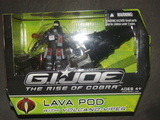 G.I. Joe Lava Pod with Volcano Viper Figure Rise of Cobra