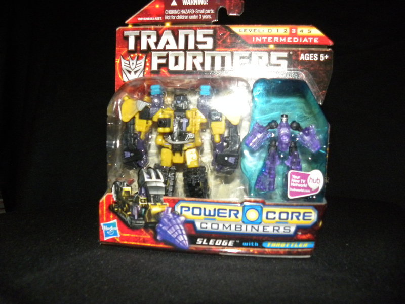 Transformers Sledge w/ Throttler Power Core Combiners