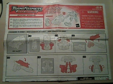 Transformers Red Alert w/ Longarm Unicron Trilogy