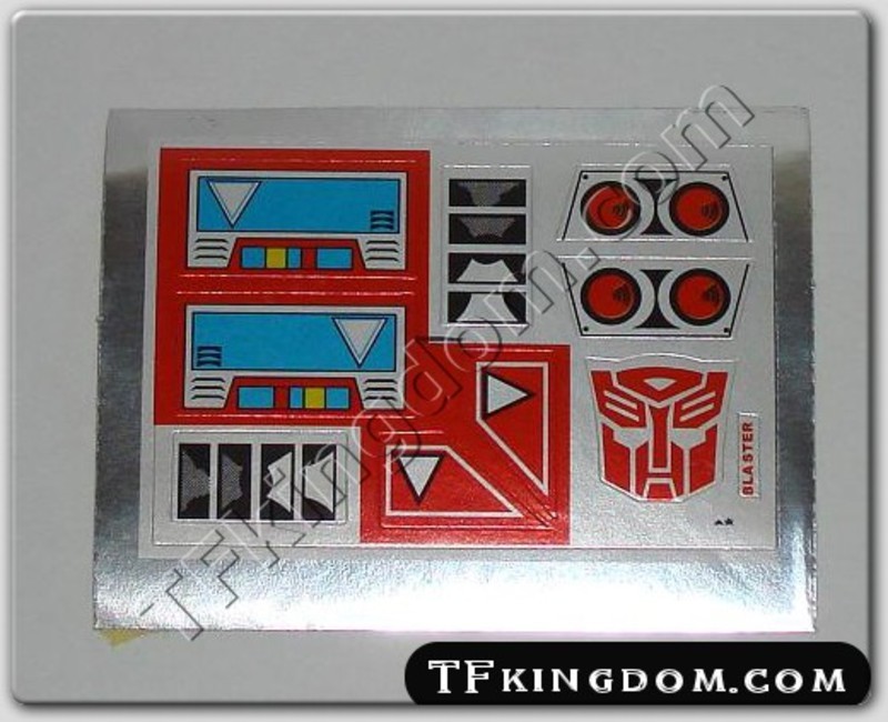 Transformers Blaster Generation 1