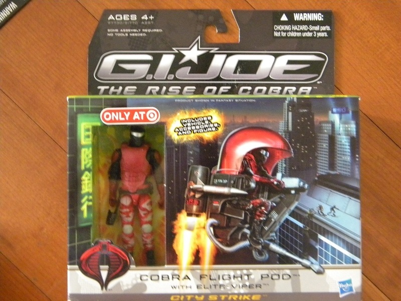 G.I. Joe Cobra Flight Pod with Elite-Viper Rise of Cobra
