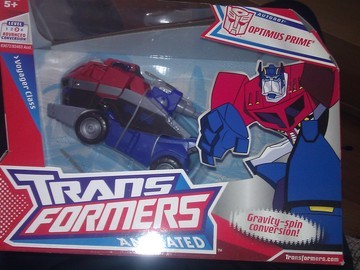Transformers Earth Mode Optimus Prime Animated