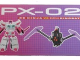 transformers PX-02: Ninja Vs Kingbat Perfect Effect
