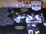 Transformers Special Ops Jazz Classics Series image 1