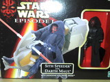 Star Wars Sith Speeder and Darth Maul Episode I - The Phantom Menace