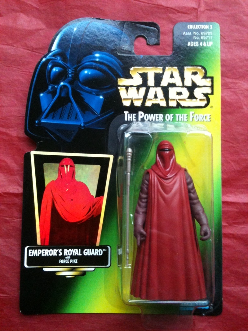 Star Wars Emperor's Royal Guard with Force Pike Power of the Force (POTF2) (1995)