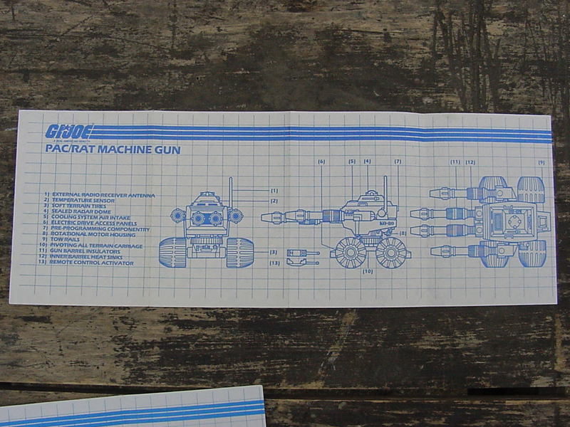 G.I. Joe Pac/Rats Machine Gun Classic Collection