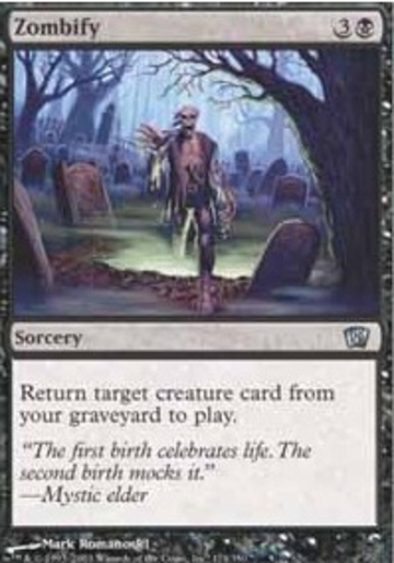 Magic The Gathering Zombify Core Editions