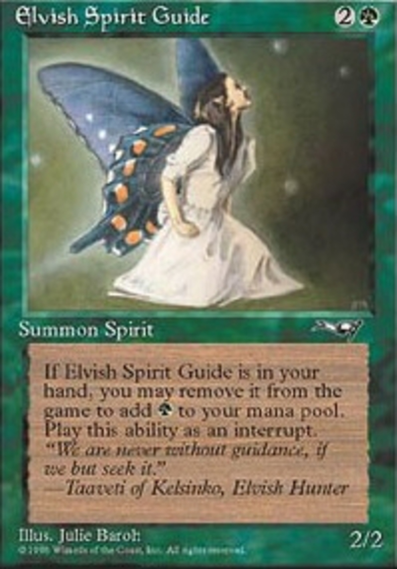 Magic The Gathering Elvish Spirit Guide Ice Age