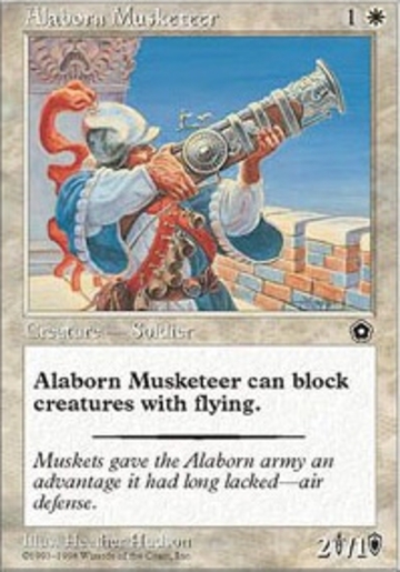 Magic The Gathering Alaborn Musketeer Online Only