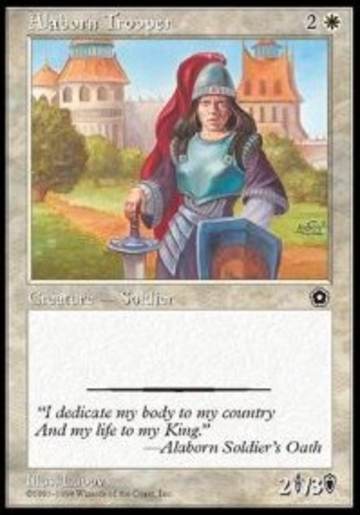 Magic The Gathering Alaborn Trooper Online Only