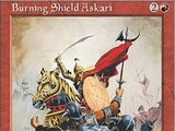 Magic The Gathering Burning Shield Askari Mirage