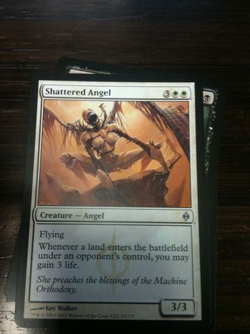 Magic The Gathering Shattered Angel Scars of Mirrodin