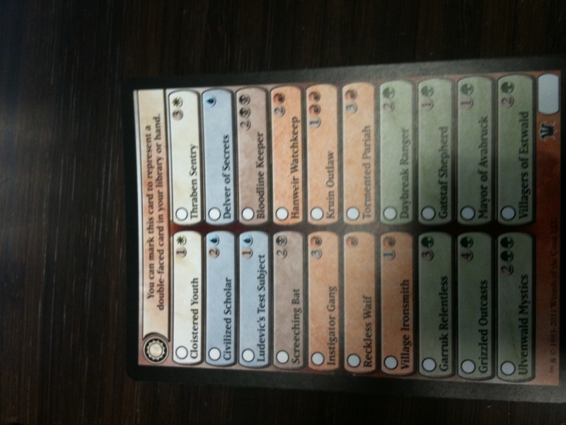 Magic The Gathering Reckless Waif Innistrad
