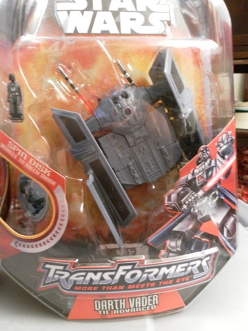 Transformers Darth Vader - TIE Advanced Star Wars Transformers