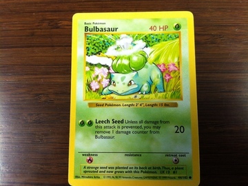 Pokemon Bulbasaur First Generation