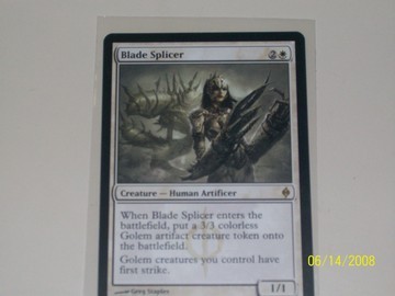 Magic The Gathering Blade Splicer Scars of Mirrodin