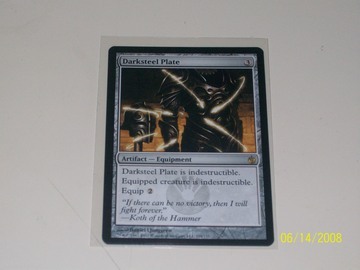 Magic The Gathering Darksteel Plate Scars of Mirrodin