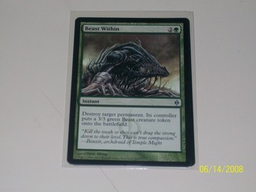 Magic The Gathering Beast Within Scars of Mirrodin