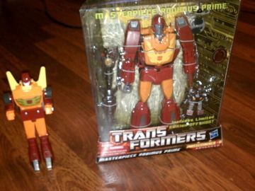 Transformers TRU exclusive Masterpiece Rodimus Prime with Offshoot Classics Series