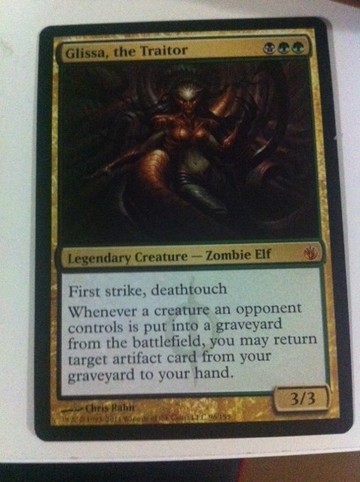 Magic The Gathering Glissa, the Traitor Scars of Mirrodin
