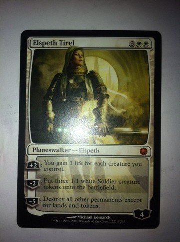Magic The Gathering Elspeth Tirel Scars of Mirrodin