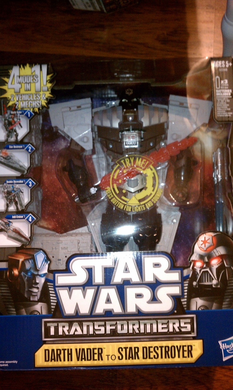 Transformers Darth Vader - Death Star Star Wars Transformers