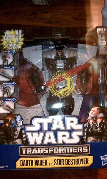 Transformers Darth Vader - Death Star Star Wars Transformers