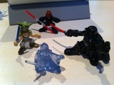 Star Wars Luke Skywalker with Yoda & Spirit of Obi-Wan Kenobi Galactic Heroes