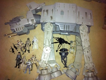 Star Wars Imperial AT-AT Walker (Electronic) Power of the Force (POTF2) (1995)