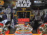 Transformers Millennium Falcon w/ bonus titanium figures Star Wars Transformers