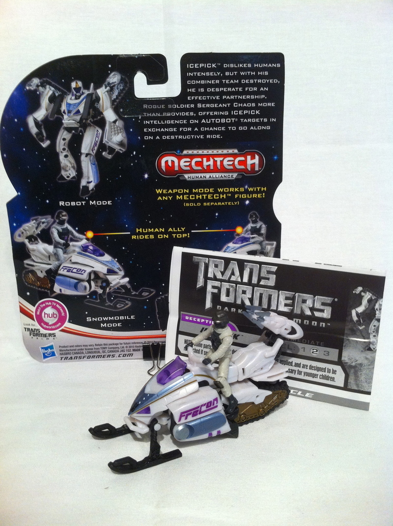 Transformers Icepick w/ Sergeant Chaos Transformers Movie Universe