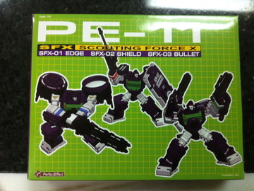 transformers PE-11: SFX Scouting Force X - Camera Set Perfect Effect