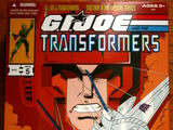 G.I. Joe Sky Striker (Starscream) With Cobra Commander And Megatron Gun 30th Anniversary