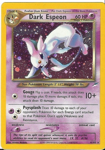 Pokemon Dark Espeon Second Generation