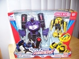 Transformers Shockwave w/ Activators Bumblebee) Animated
