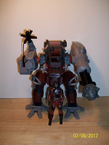 G.I. Joe Cobra Deviant Mech with Cyber-Viper Pursuit of Cobra