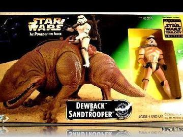 Star Wars Dewback with Sandtrooper Power of the Force (POTF2) (1995)